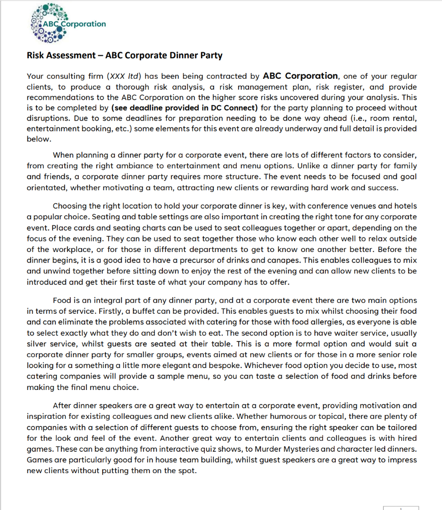 Risk management plan Questions:- 1) Approach