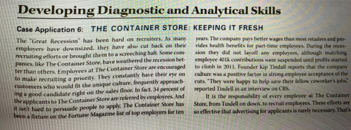 no 2 Developing Diagnostic and Analytical Skills