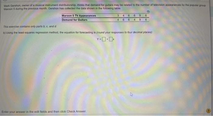 Part 1 Parts 2 and 3 *ignore my answers* *may