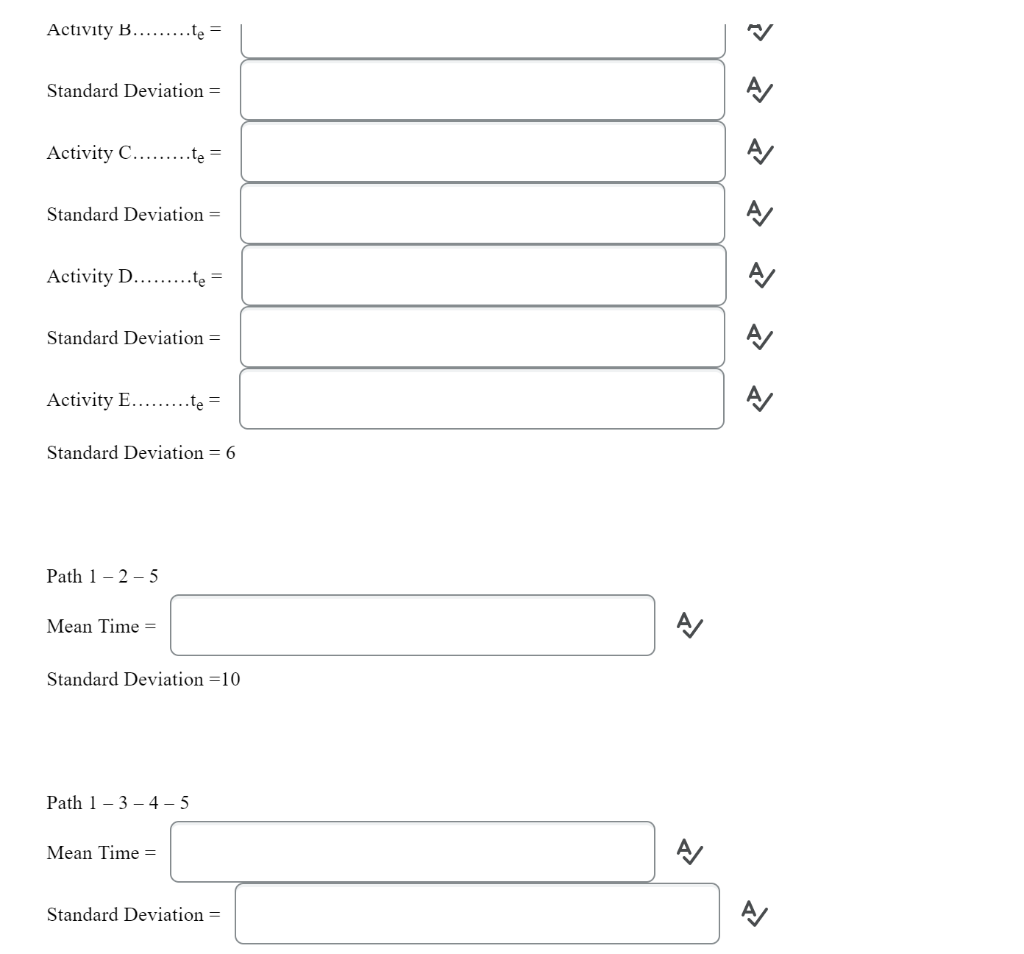 Question 2 (4 points) TIMES (days) MOST LIKELY