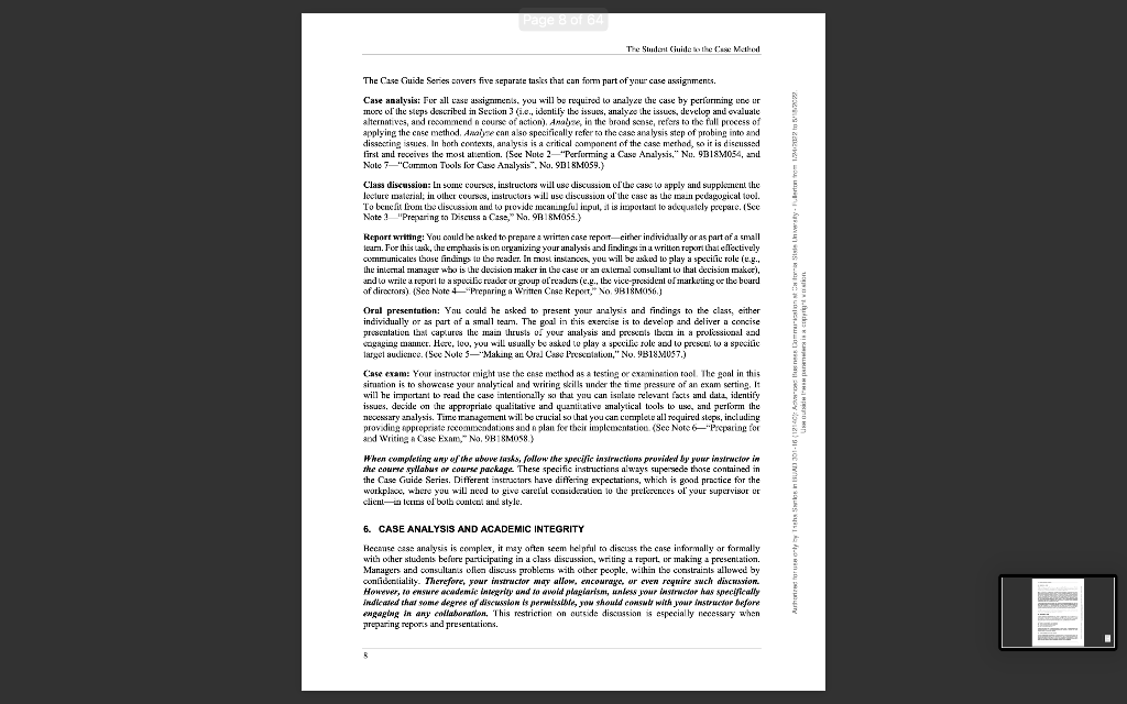 Based on your reading of Note 1: Understanding