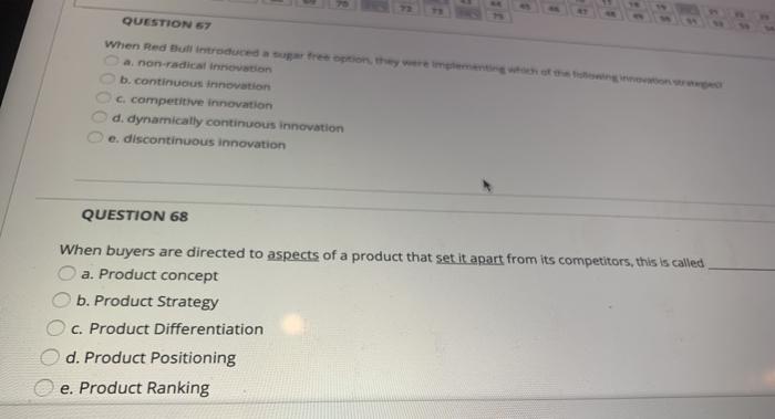 QUESTION 57 When Red Bull introduced a tres