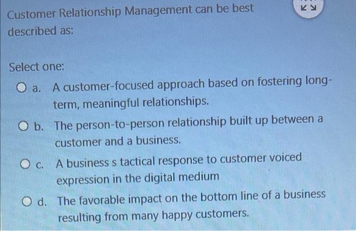 KSI Customer Relationship Management can be best
