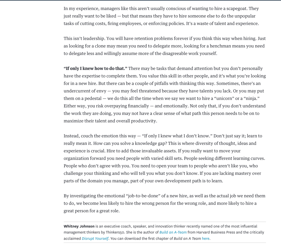 Please read the two short articles that follow: