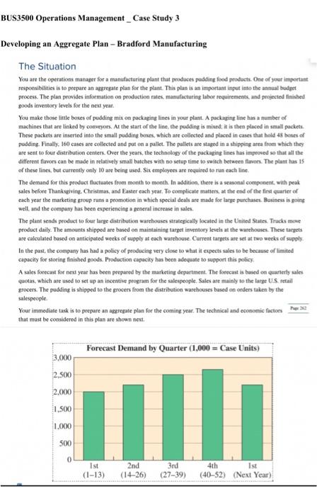 BUS3500 Operations Management_Case Study 3