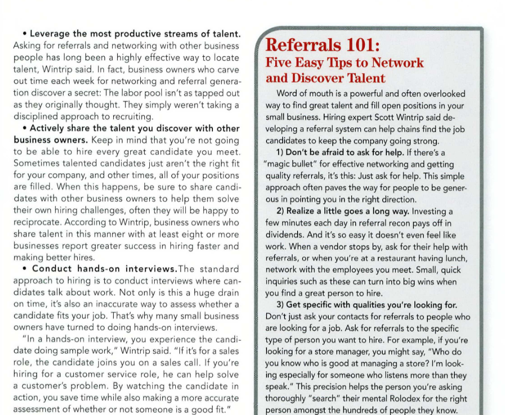 Please read the two short articles that follow: