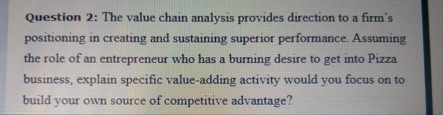 long answer strategic management subject Question