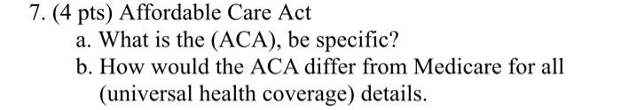 5. (6 pts) a. What is the difference between