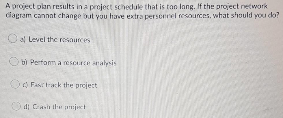 Activity duration estimates indicate: a) When an