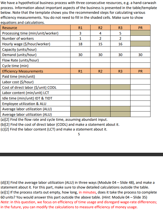 PR 4 1 We have a hypothetical business process