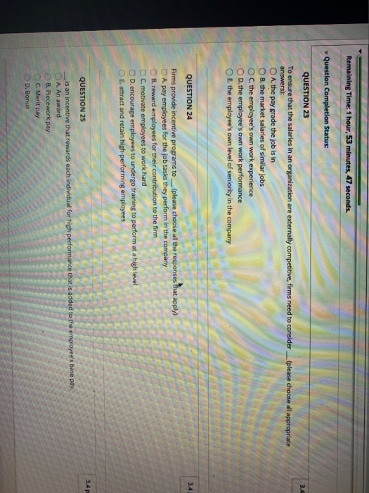 Remaining Time: 1 hour, 53 minutes, 47 seconds.