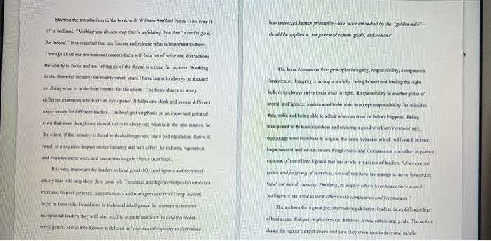 1. Does this Writing Sample demonstrate