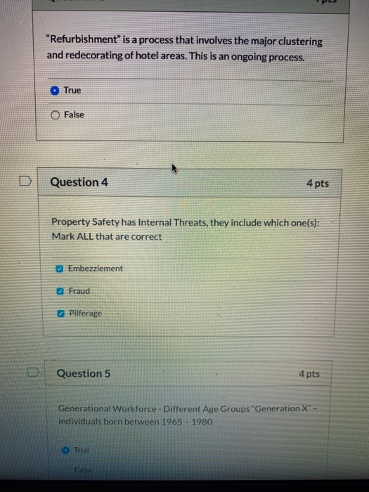 345 "Refurbishment" is a process that involves