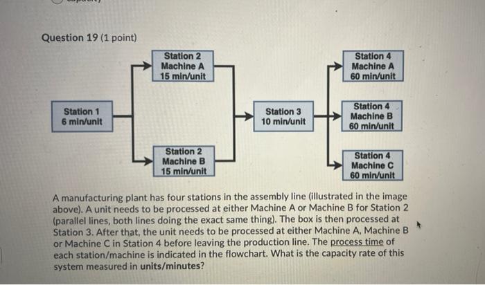 please help me with this Question 19 (1 point)