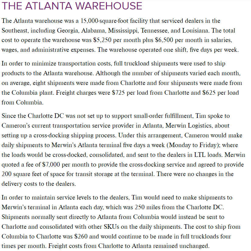 As Tim Peterman, would you close the Atlanta