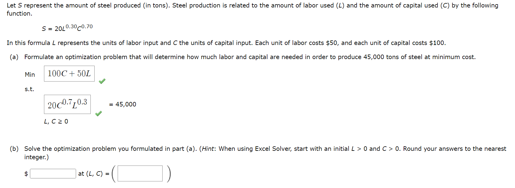 I only need Part B, thank you! Let S represent