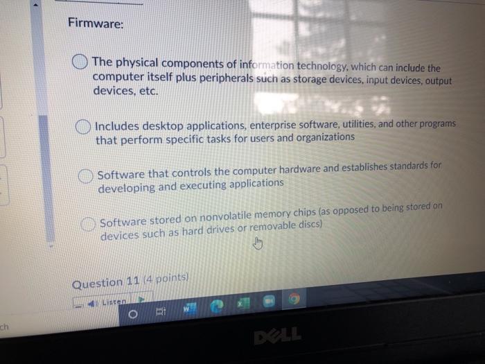 Firmware: The physical components of information