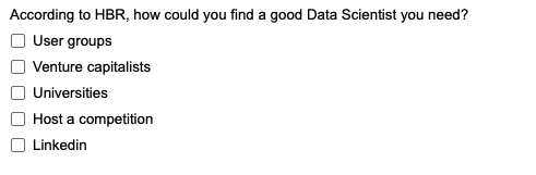 According to HBR, how could you find a good Data