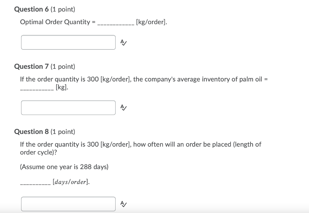 Given that purchasing cost C = $1 per can, unit