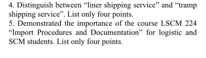 You are required to answer all the questions. 1.