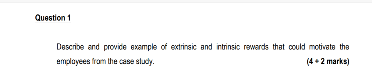 Section B: Case Study - (20 Marks) Please read