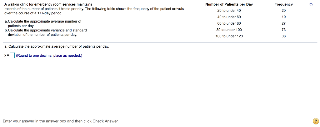 A walk-in clinic for emergency room services