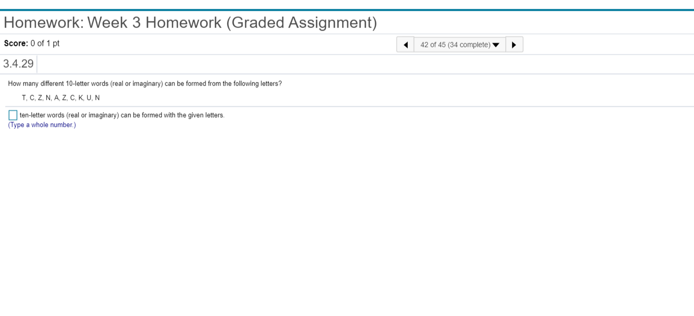 Please add the correct numbers to problems Make