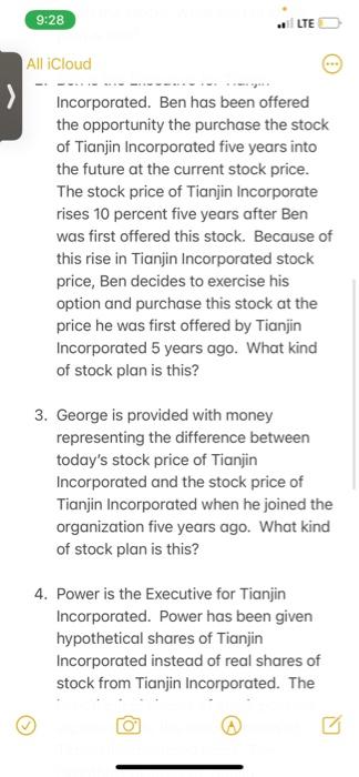 What kibd of stock plans are these? Mon Mar 20 PM