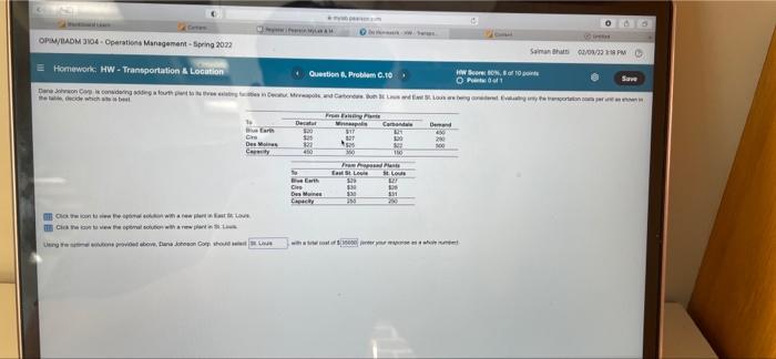 im not sure if st louis is right but my second