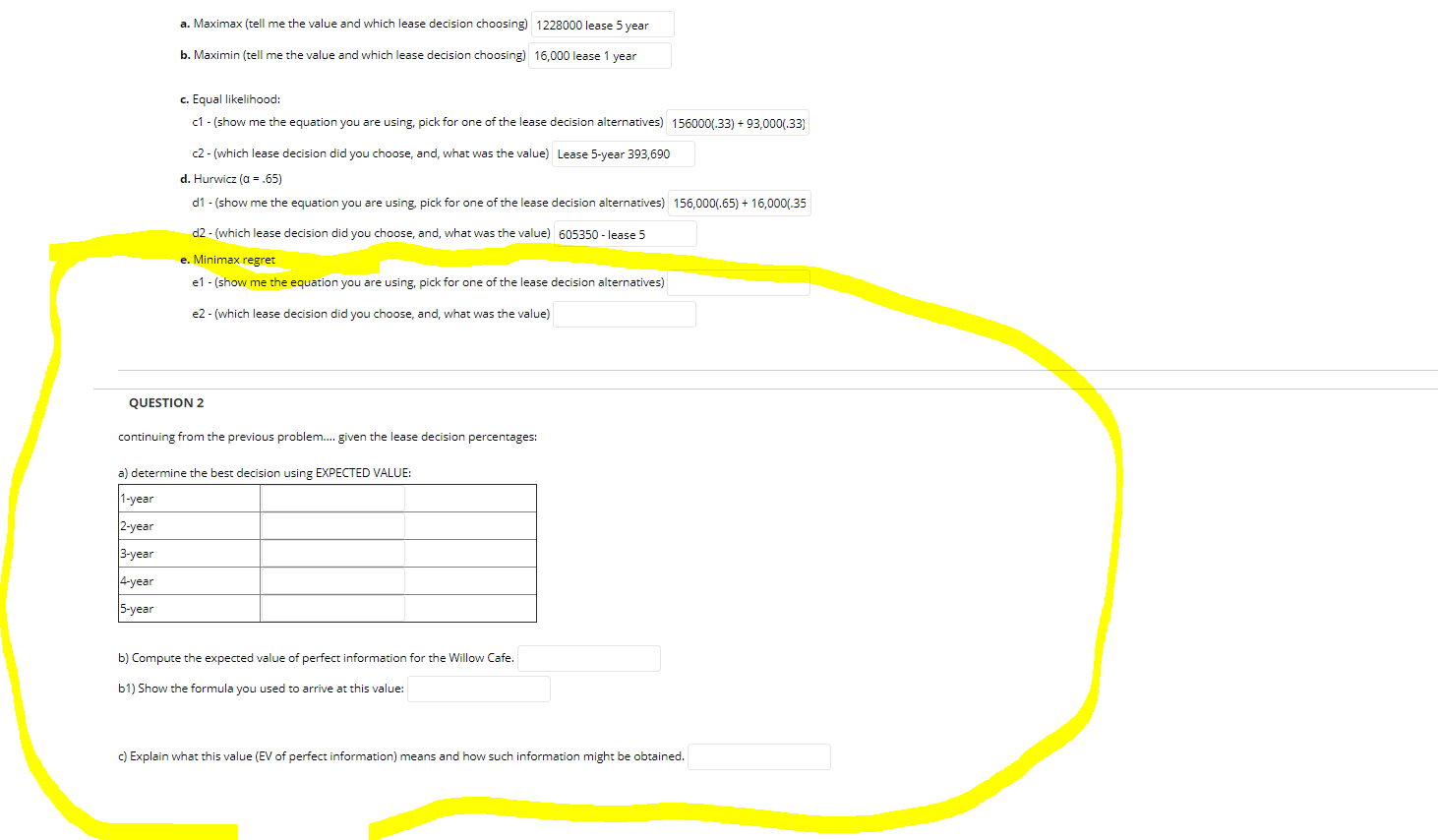 The Willow Caf is located in an open-air mall.
