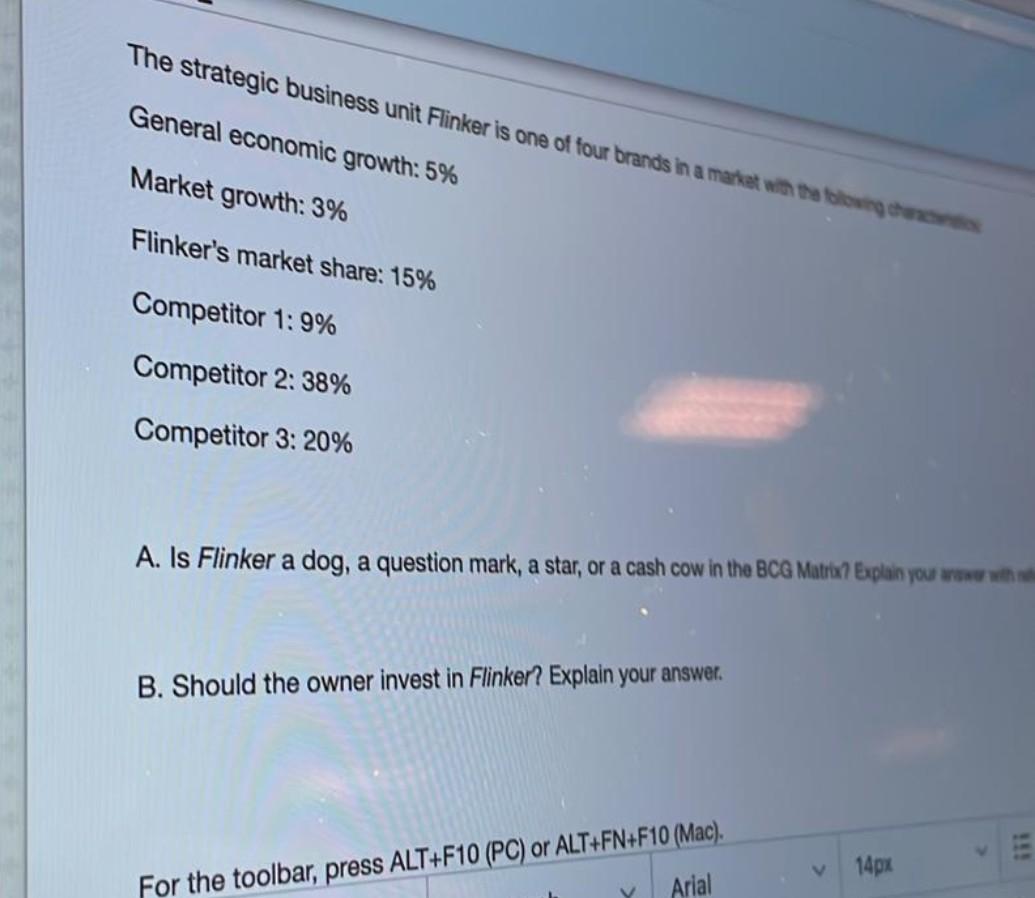 Mkt PLZ help me The strategic business unit