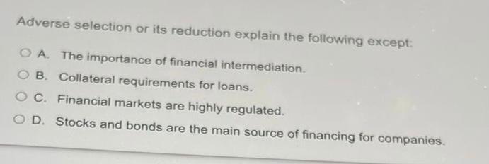 PLS QUICK LESS THAN HR PLS Adverse selection or