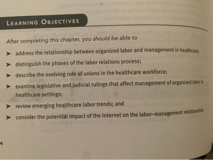 LEARNING OBJECTIVES After completing this