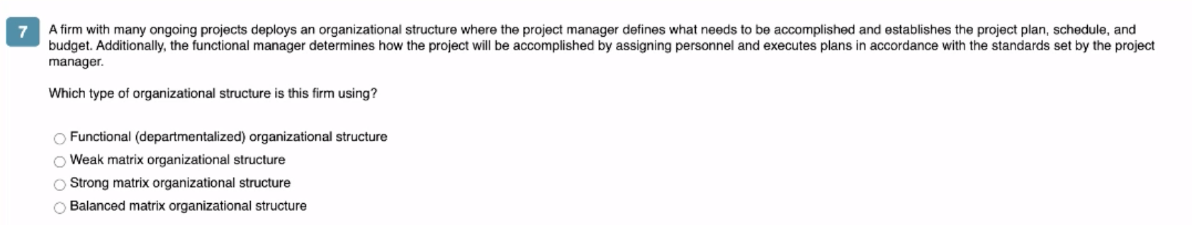 A firm with many ongoing projects deploys an