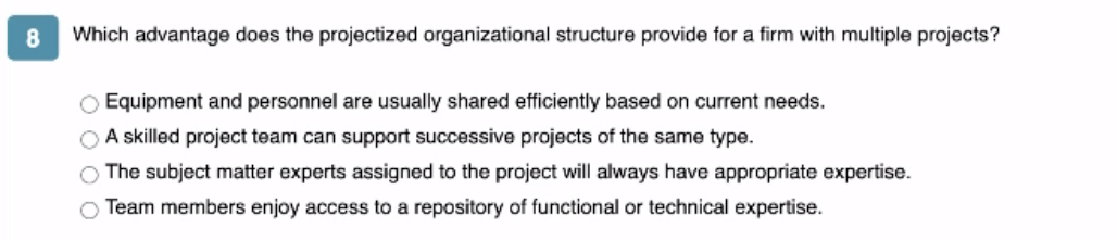 A firm with many ongoing projects deploys an