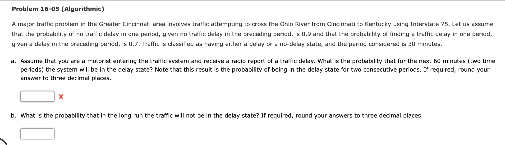 Problem 16-03 (Algorithmic) The computer center