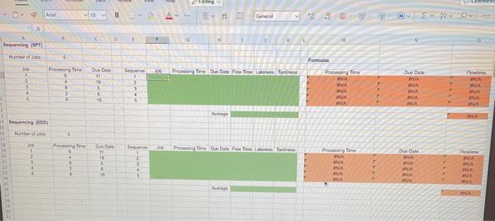 ity #1: Sequencing Video Excel Online Activity: