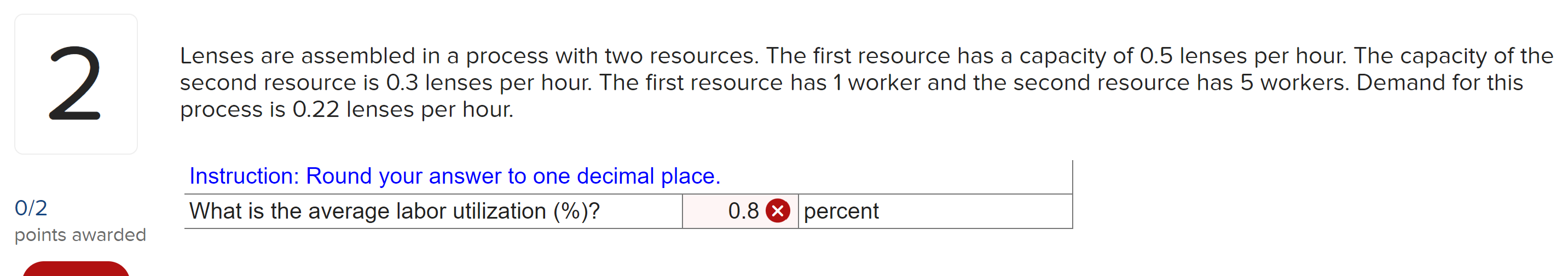 2 Lenses are assembled in a process with two