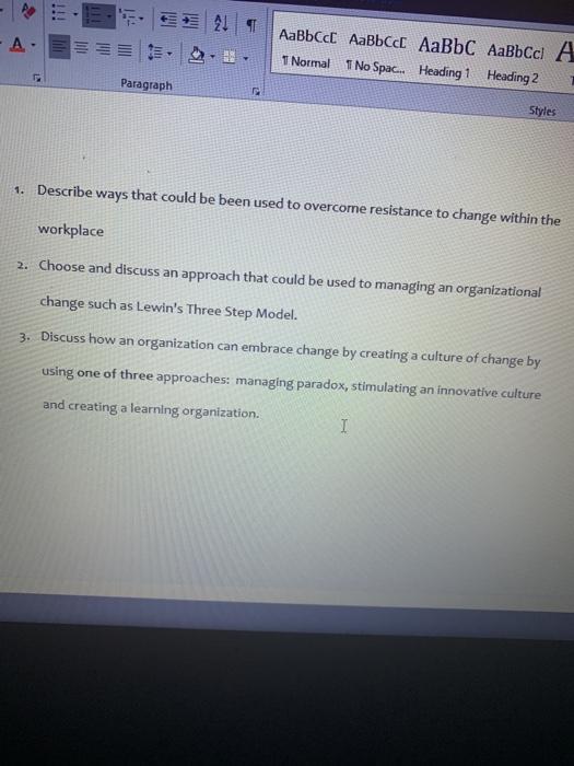 . . 1 Normal 1 No Spac... Heading 1 Heading 2