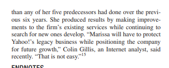 1. What was Yahoos original corporate-level