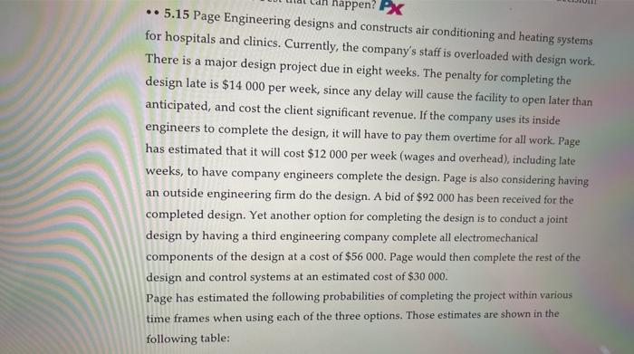 appen? PX .. 5.15 Page Engineering designs and