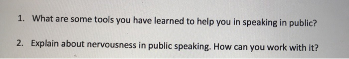 1. What are some tools you have learned to help