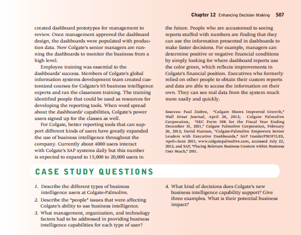 506 Part Three Key System Applications for the