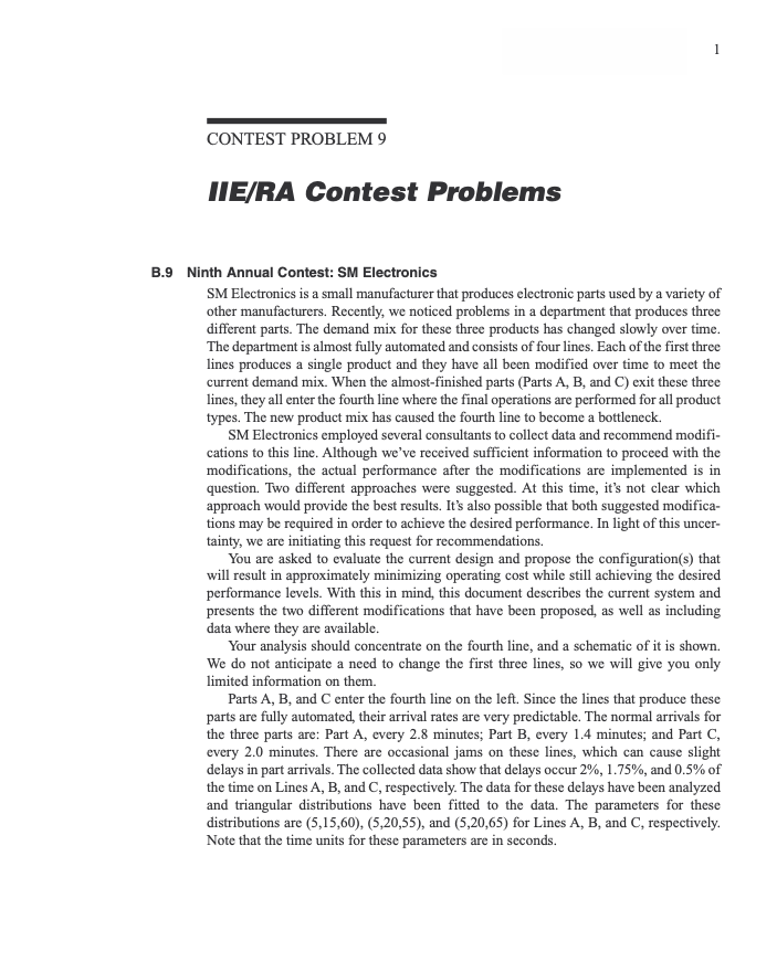 1 CONTEST PROBLEM 9 IIE/RA Contest Problems B.9