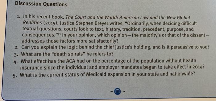 this is abour ACA act attached is the artical if