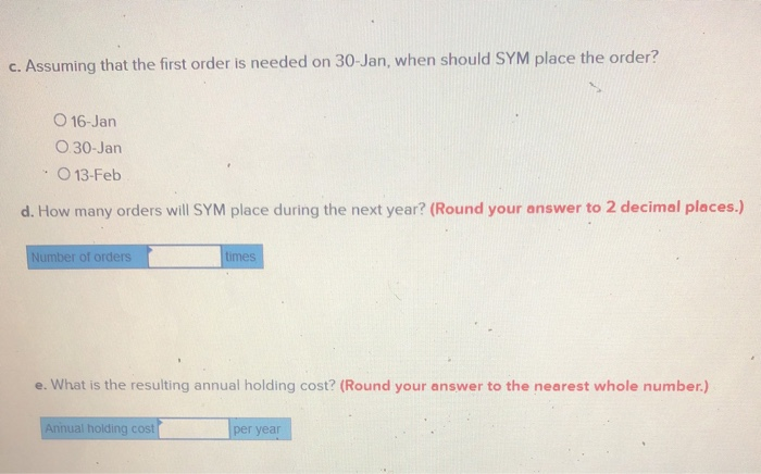 SY Manufacturers (SYM) is producing T-shirts in