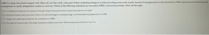 CBRE is a large real estate company with offices