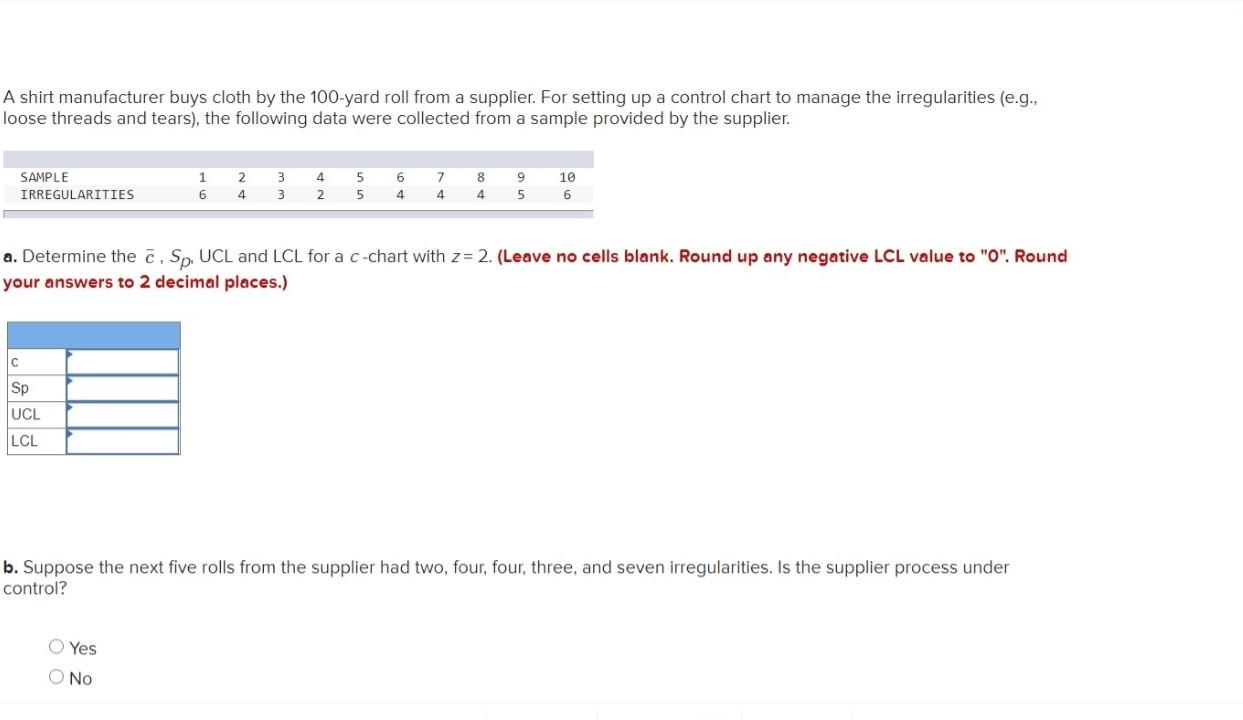 A shirt manufacturer buys cloth by the 100-yard