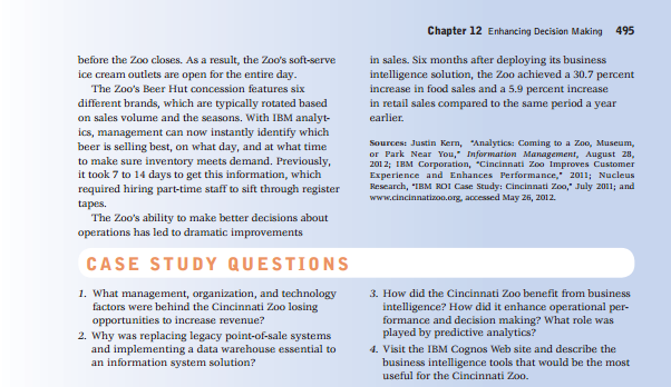 494 Part Three Key Systern Applications for the