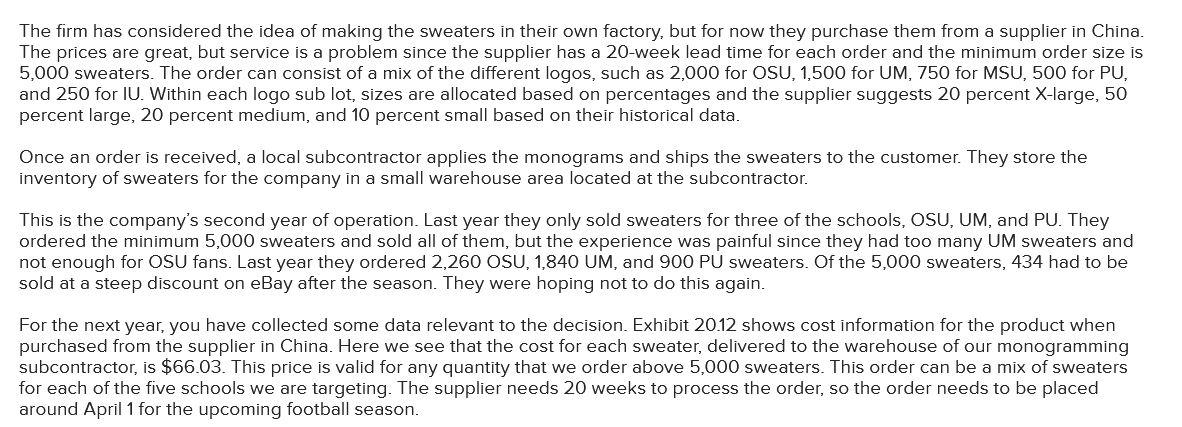 Using the information provided, please answer